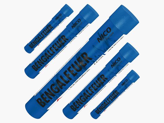 5-piece SET !!! Nico Pyro Bengal fire Blue