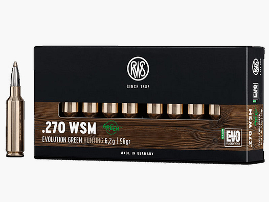 RWS .270WSM Evo Green 6,2g - 96gr