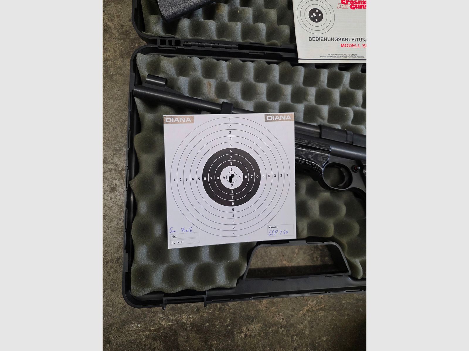 Pistola de CO2 Crosman Silhouette SSP 250 en calibre 4,5 mm Diabolo