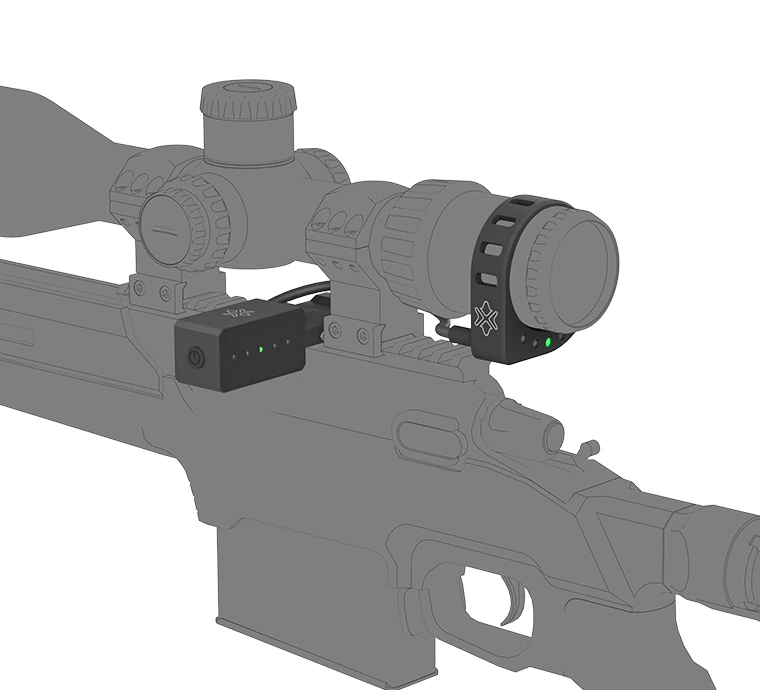 Elektroniczna poziomica do lunety Vector Optics Dual-Indicator ACD System - SCACD-28, zdjęcie 2 z 12