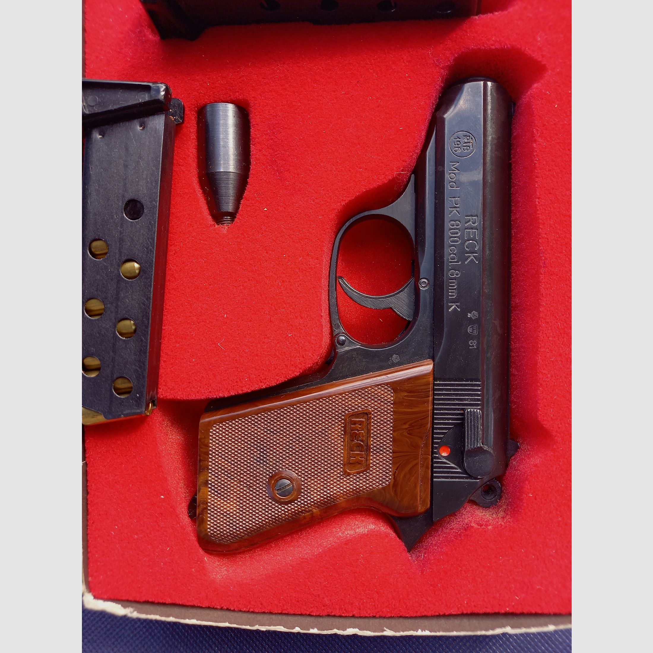 Reck Mod. PK 800 cal. mm space/blank including shoulder holster