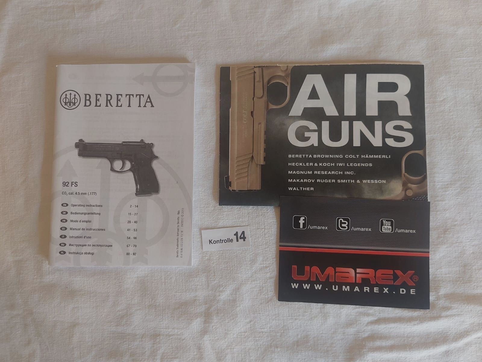 Beretta M92 FS schwarz CO2 4,5mm