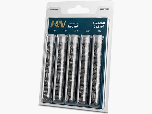 H&N Slug HP Sampler Set .218 / 5.53mm