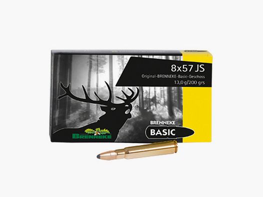 Brenneke 8x57 IS 200GR Basic 20 cartouches