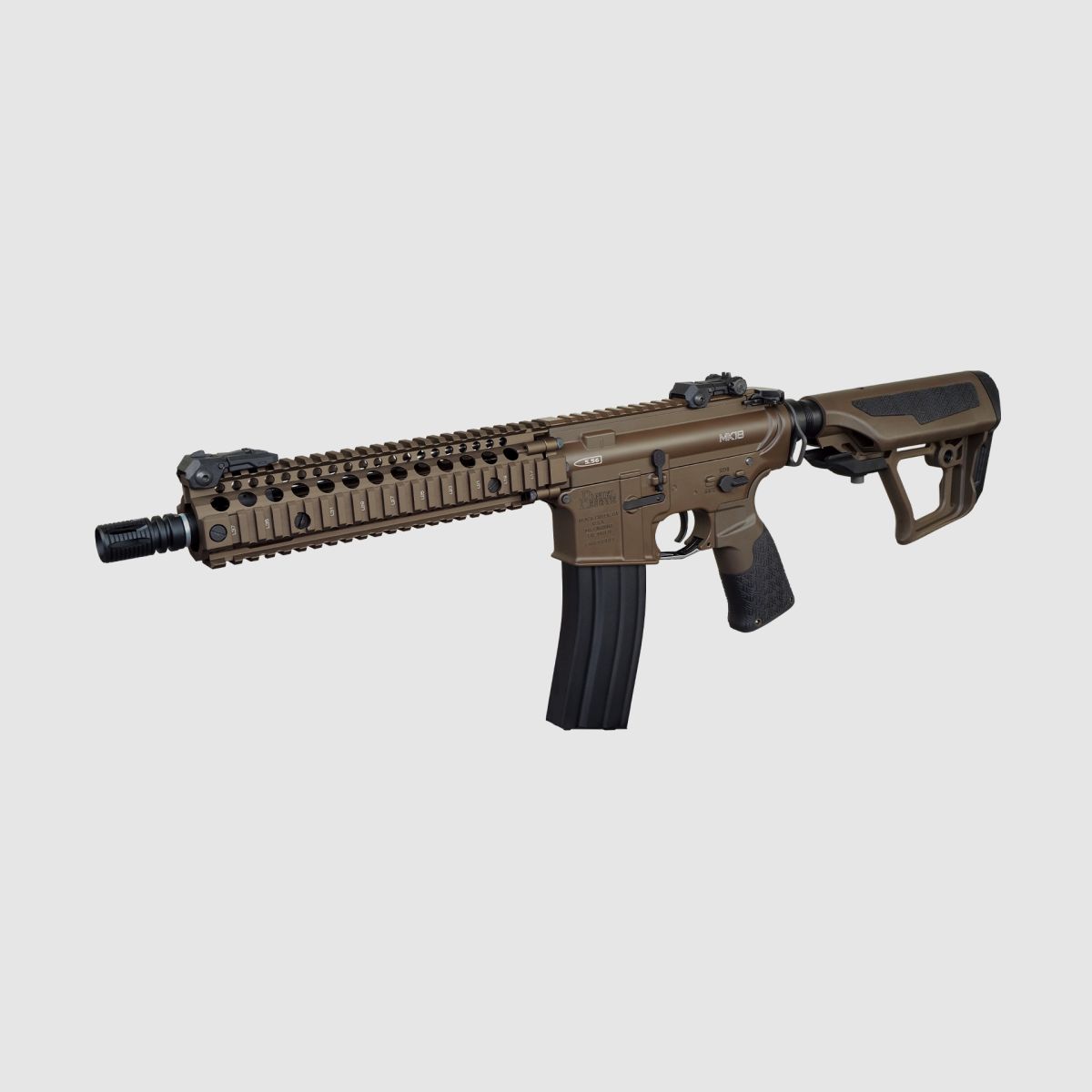 ICS EMG Daniel Defense MK18 S3 (IMT-180S3-1) Coyote Rifle Airsoft S-AEG a partir de 18 años