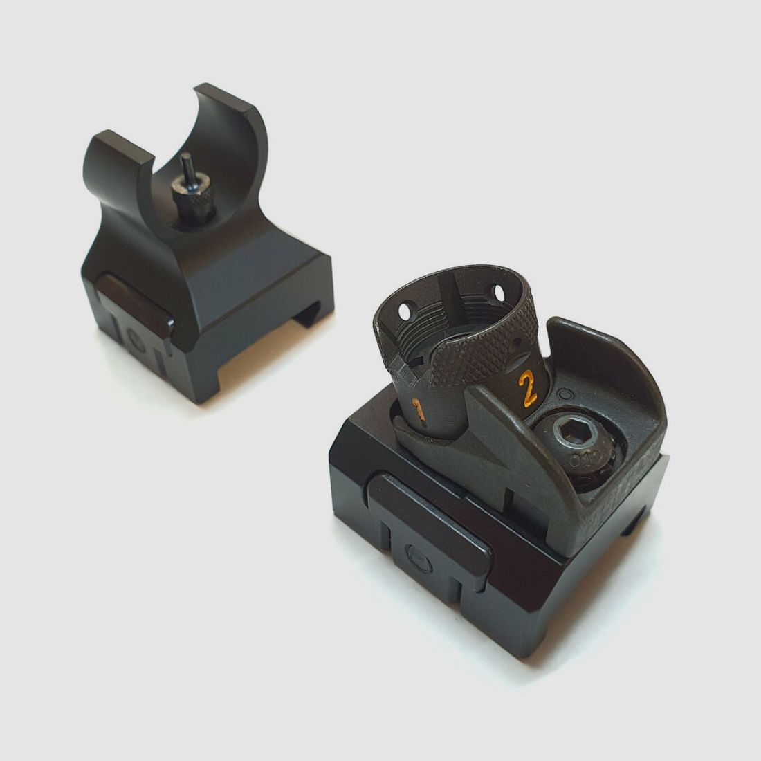 WFN Svizzera Set di mirino WFN svizzero con mirino a tamburo Heckler & Koch per Picatinny ad esempio MR308 / MR223 ecc.