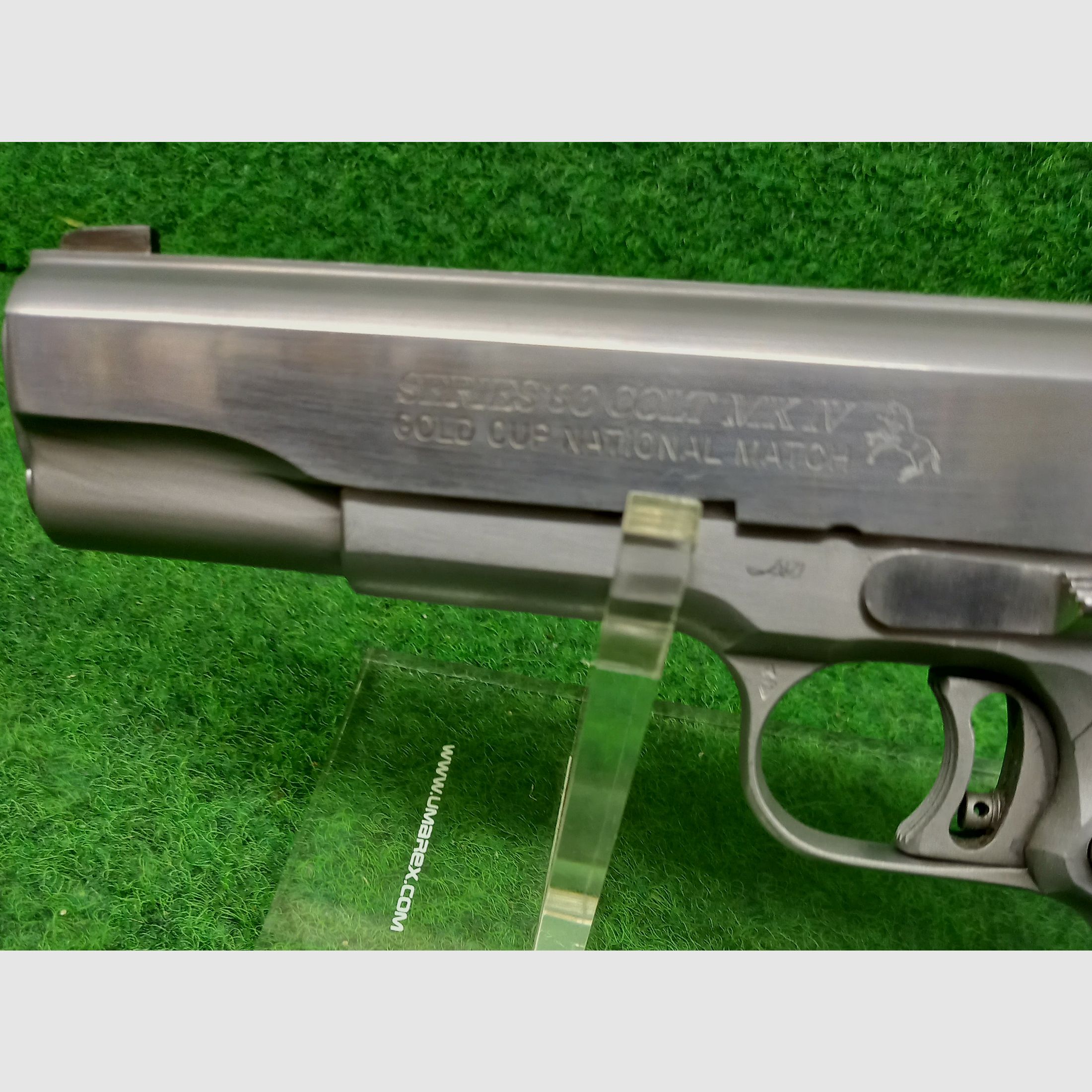 Pistolet Colt Gold Cup National Match .45 Auto, acier inoxydable