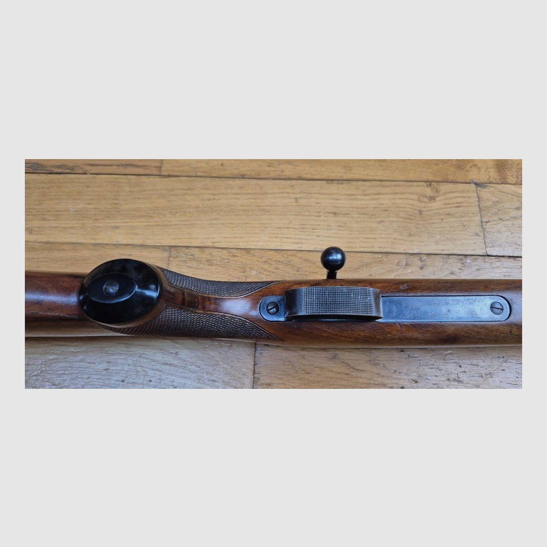 Bellissimo fucile da competizione Mauser ES350 B – III Reich – Modello Meisterschaftsbüchse – 22LR – Arma per principianti 1936 – Numero di serie mono – Canne Premium – Un scheggiatura all'estremità del calcio ma in ottime condizioni generali, quasi nuovo – TBE, immagine 11 di 35