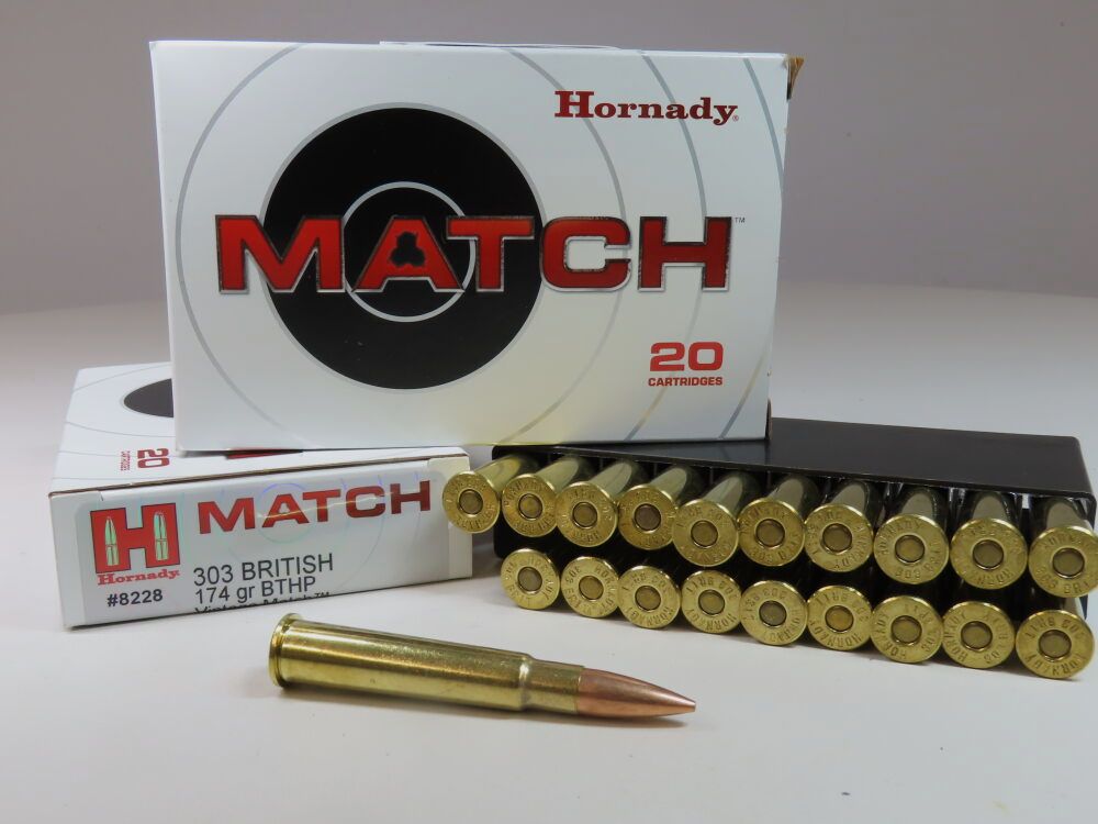 Hornady Match .303Brit. / 174gr BTHB Vintage Match