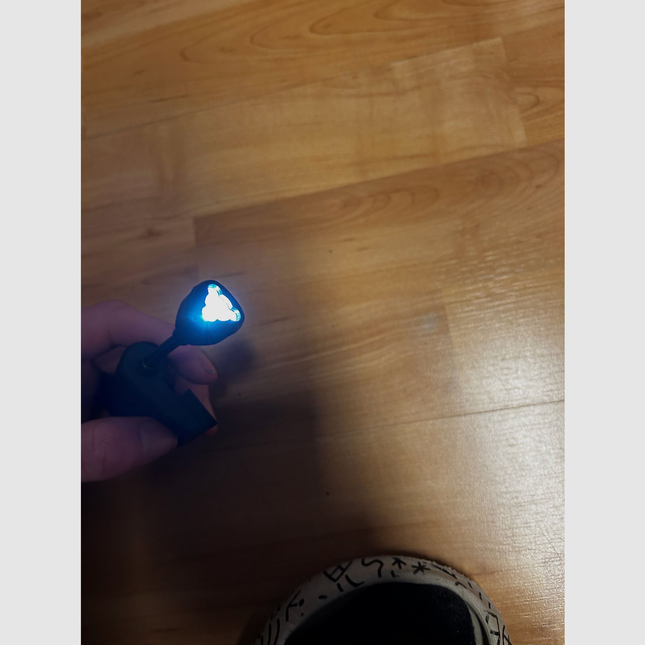 Helmlampe für die Seitenschiene