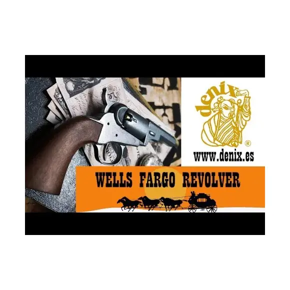 Decorative Replica Denix Revolver Wells Fargo 1849 Revolver Denix 1849 Pocket, image 5 of 6