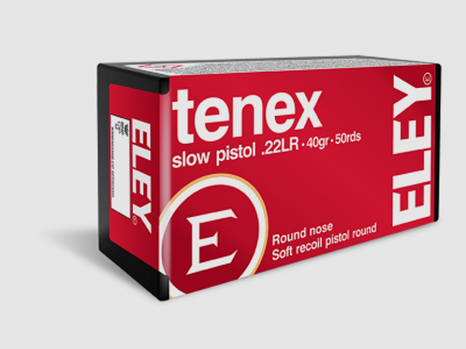 Eley Kleinkalibermunition .22 LR 2,6g Round Nose Tenex Pistol Slow