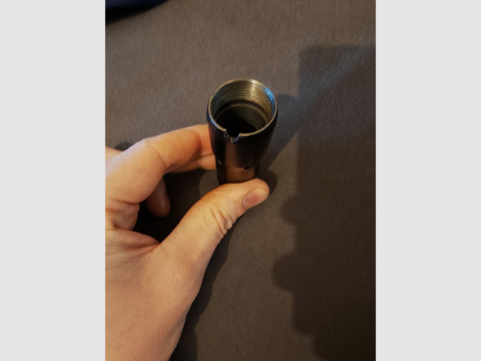 Rare AK74 AK 74 muzzle brake | Early version crescent cut | Original Soviet Izhmash | 5.45 x 39 mm bore