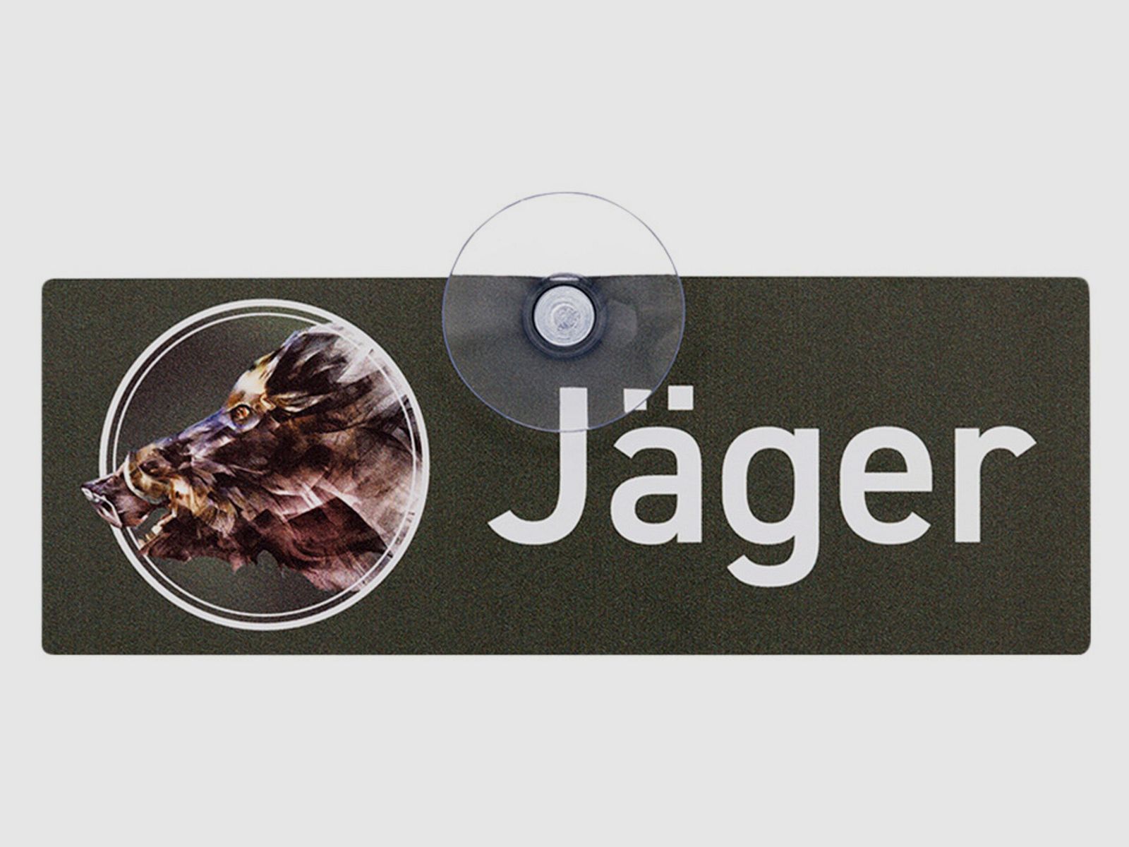 Wilde Hilde Original Autoschild Jäger Motiv Keiler