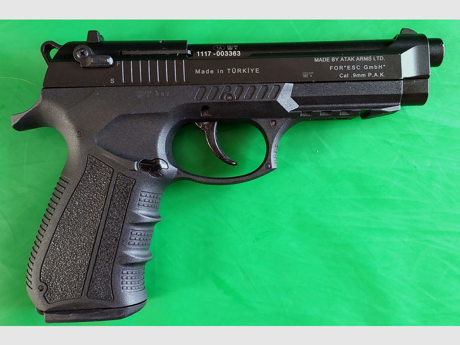 Zoraki 918 9mm P.A.K. nero - vecchio (PTB 985)