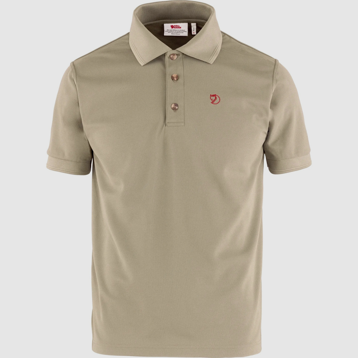 FJÄLLRÄVEN Crowley Pique Shirt M Fossil