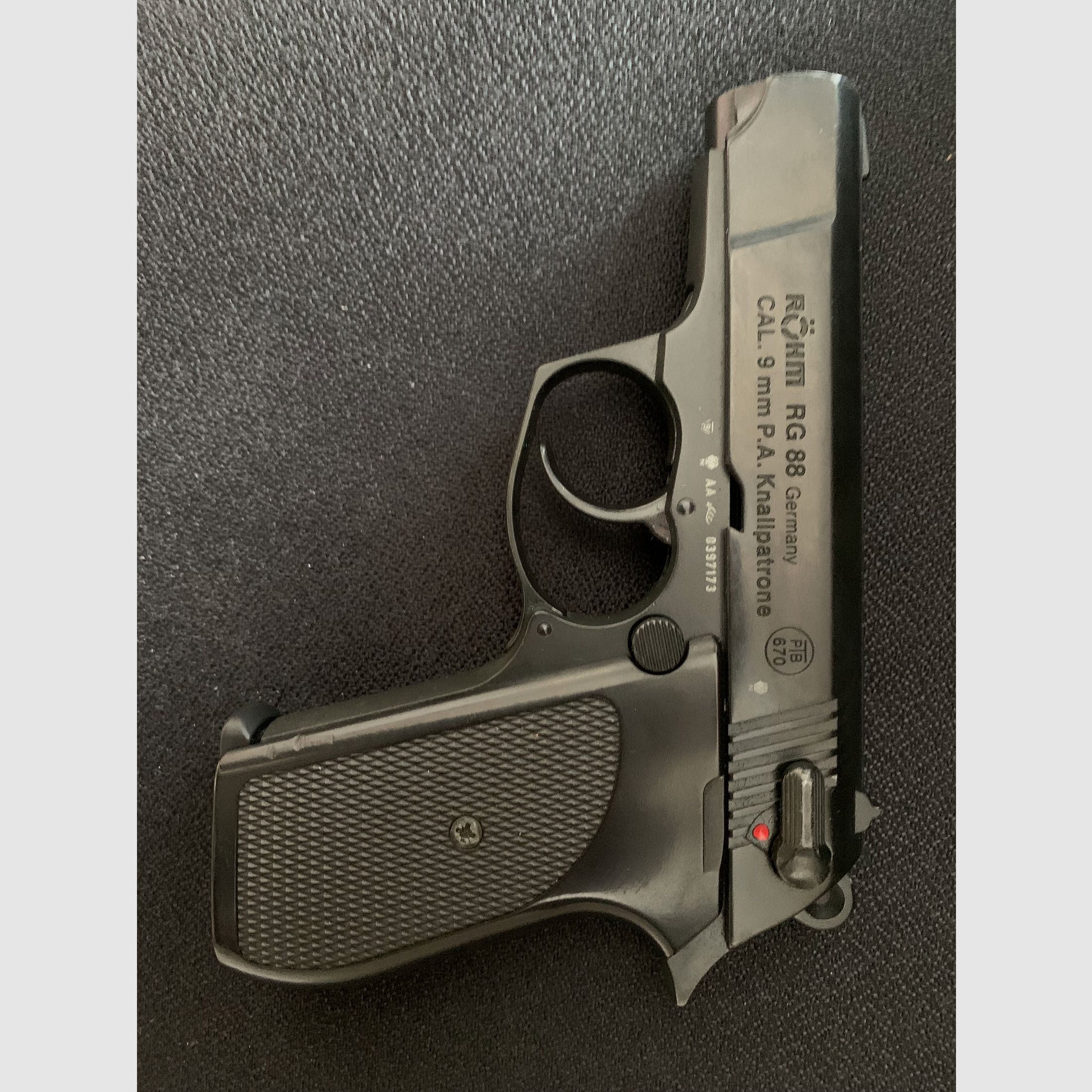 Röhm RG 88 9mm P.A.K. PTB 670