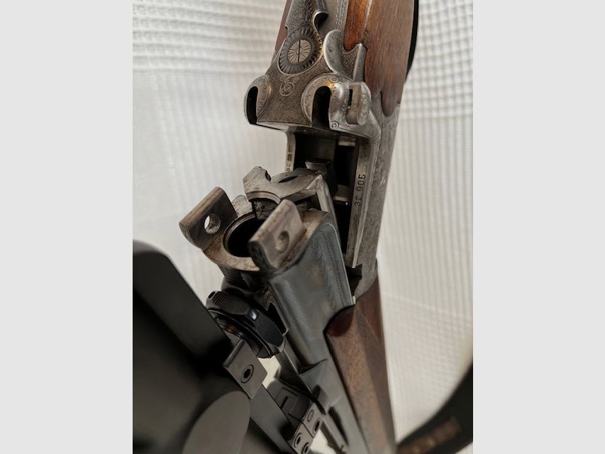 Anton Sodia Ferlach - Bockbüchsflinte - inkl. ZF Karl Kahles Wien Helia C 8x50 LS - sehr gut erhalten 