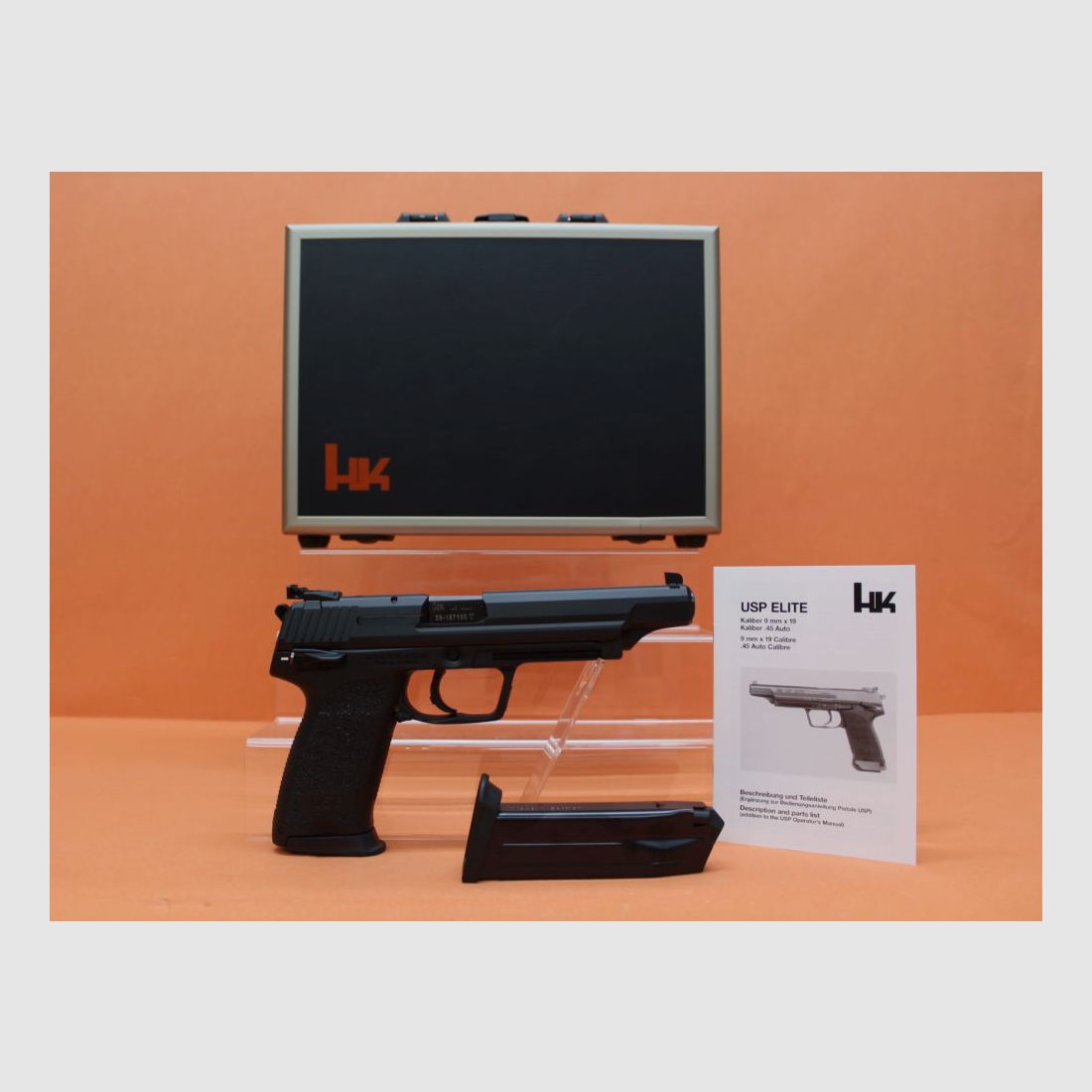 Heckler&Koch Ha.Pistole .45Auto Heckler&Koch/H&K HK USP ELITE 152mm Lauf/ Mikrometervisier (.45ACP/.45A.C.P.)