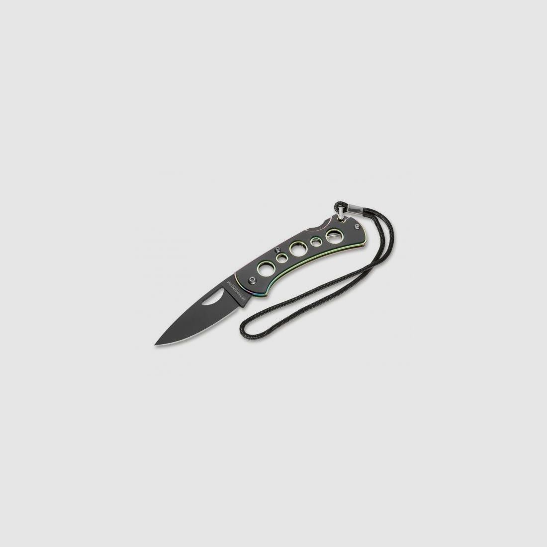 Cuchillo de un solo filo Magnum de Böker Black Rainbow