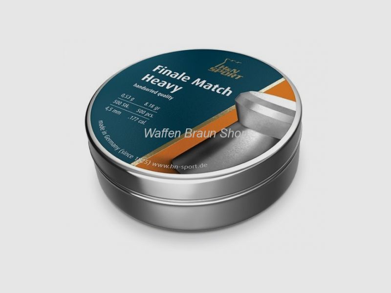 H&N Finale Match Heavy 4,49 mm, 500 Stk.