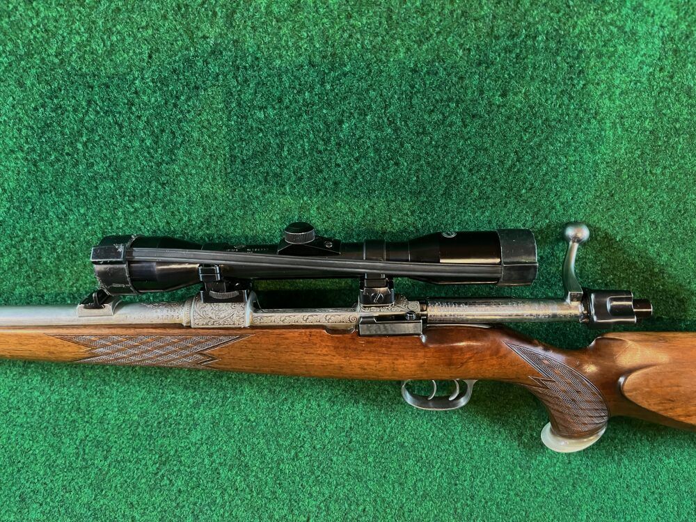 Heym Stutzen mit wunderschöner Punzierung .30-06Spring