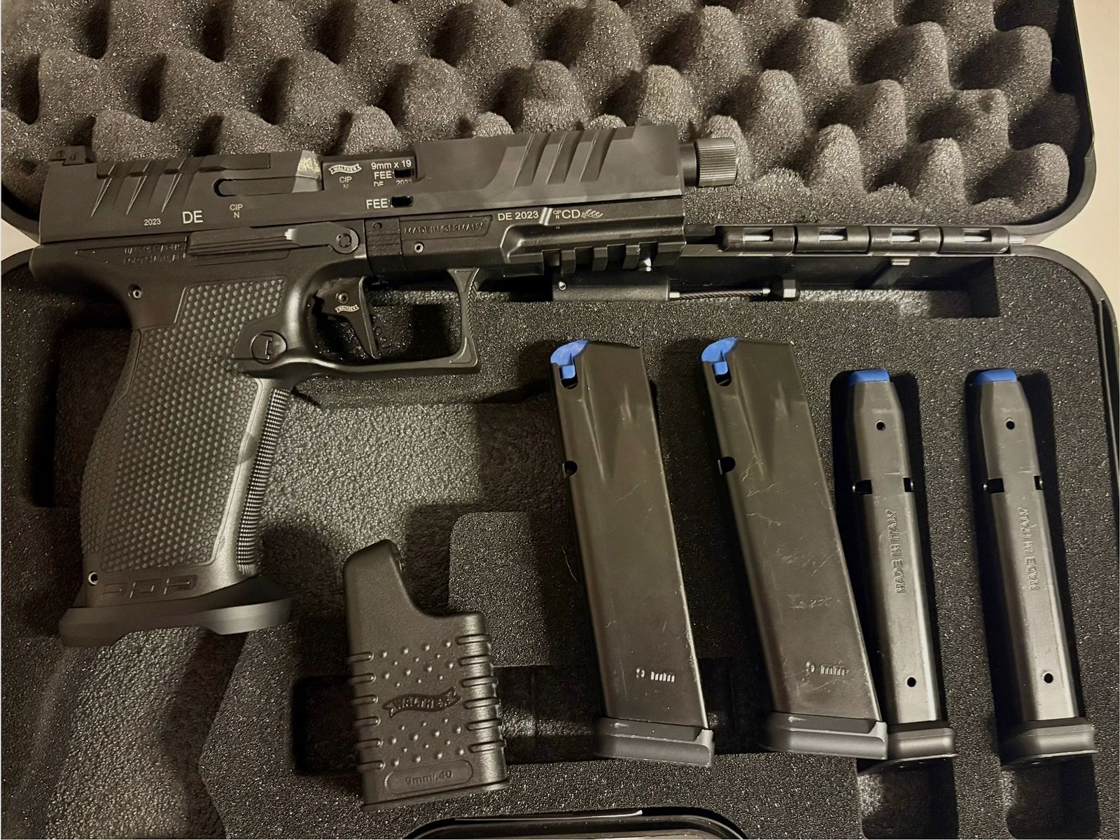 Walther PDP Pro (2023) – 5,1 Zoll – Laufgewinde – Optic Ready – kaum geschossen
