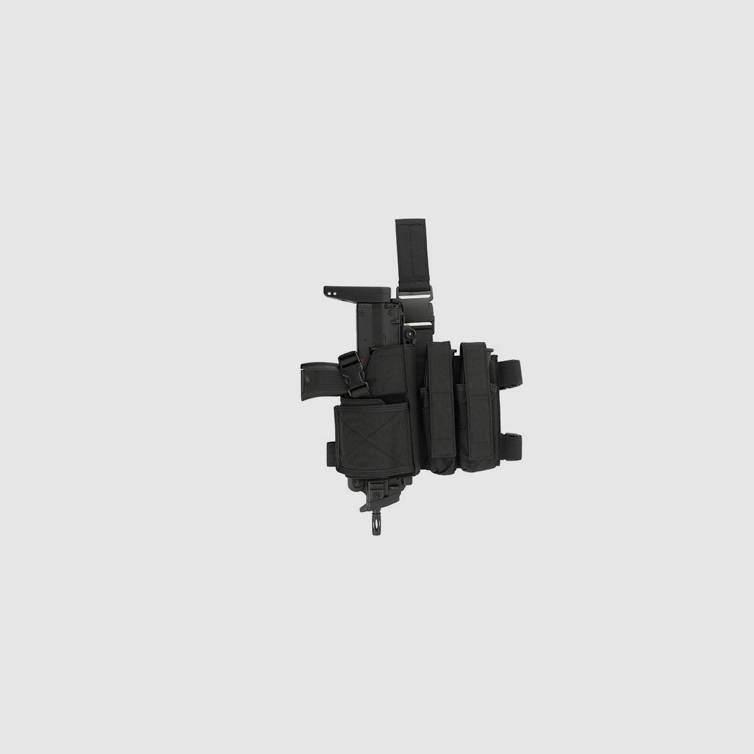 SMG Thigh Holster - Black [8FIELDS]