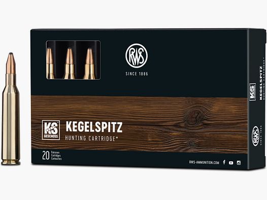 Box of 20 RWS KS 300 WIN MAG 165GR (10.7G) cartridges