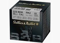 Sellier & Bellot .223 Rem FMJ 55grs / 3,6g