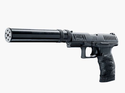 Umarex 310.02.05 Walther PPQ M2 Navy Kit 9 mm P.A.K con silenciador Pyro