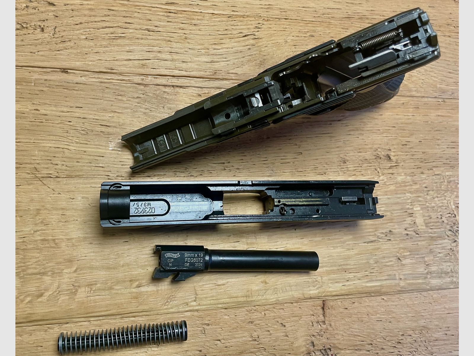 Walther PDP Full Size 5” OR V2 OD Verde 9mm Luger