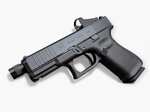 neuwertige Glock 19 Gen 5 MOS Gewindelauf
