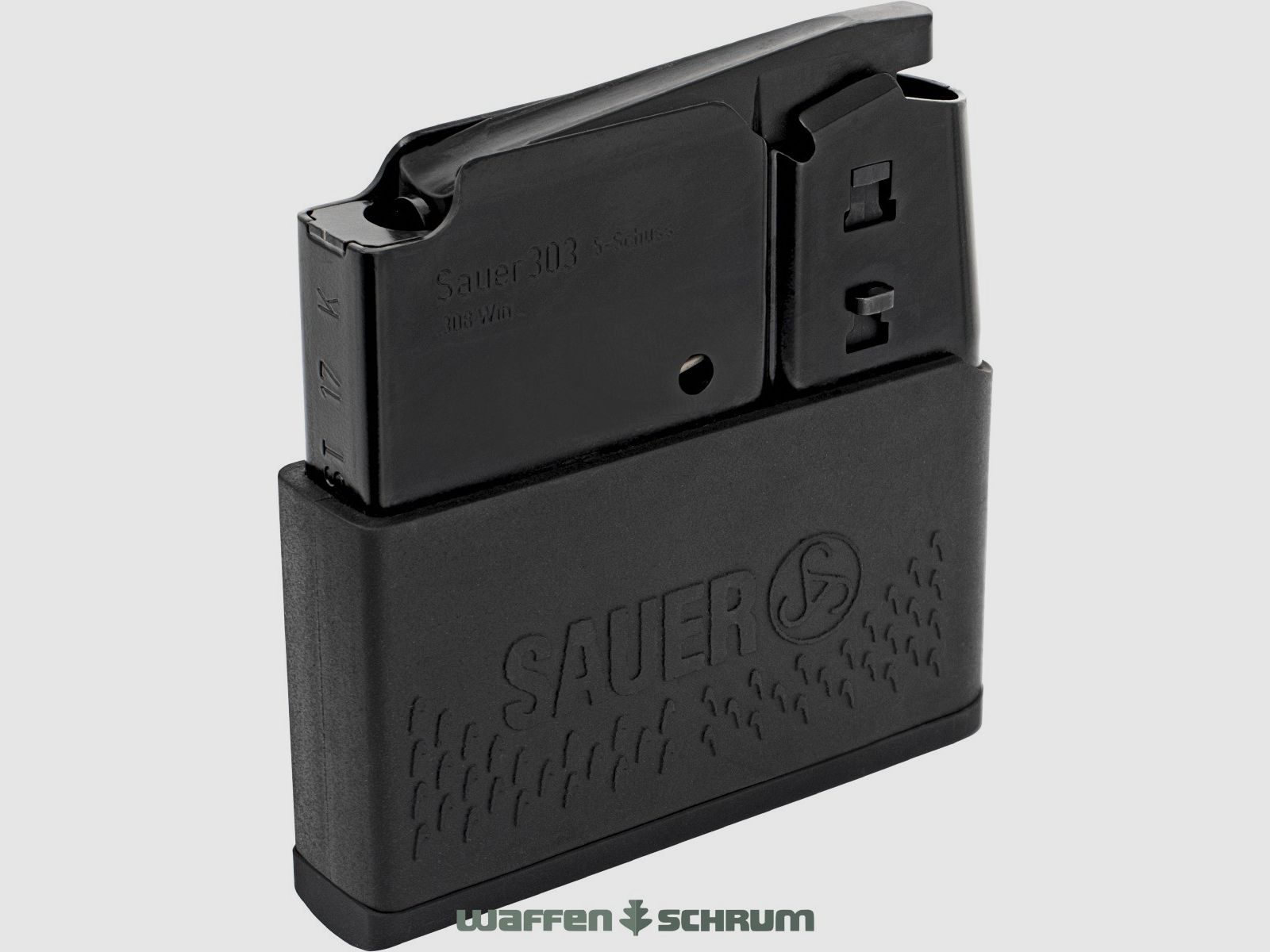Sauer Magazine 303 - 5 shots - aluminum base .308Win / with rubber coating