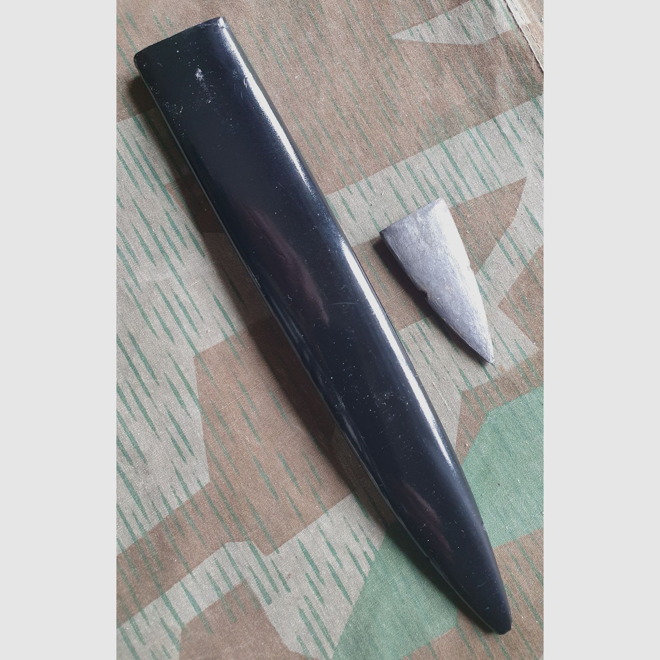 Fodero originale per pugnale nero per un pugnale da servizio
