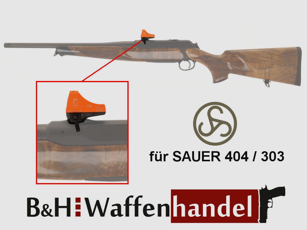 NOBLEX / Docter Sight Docter Sight C inkl. Schnellspannmontage für SAUER 404 / 303