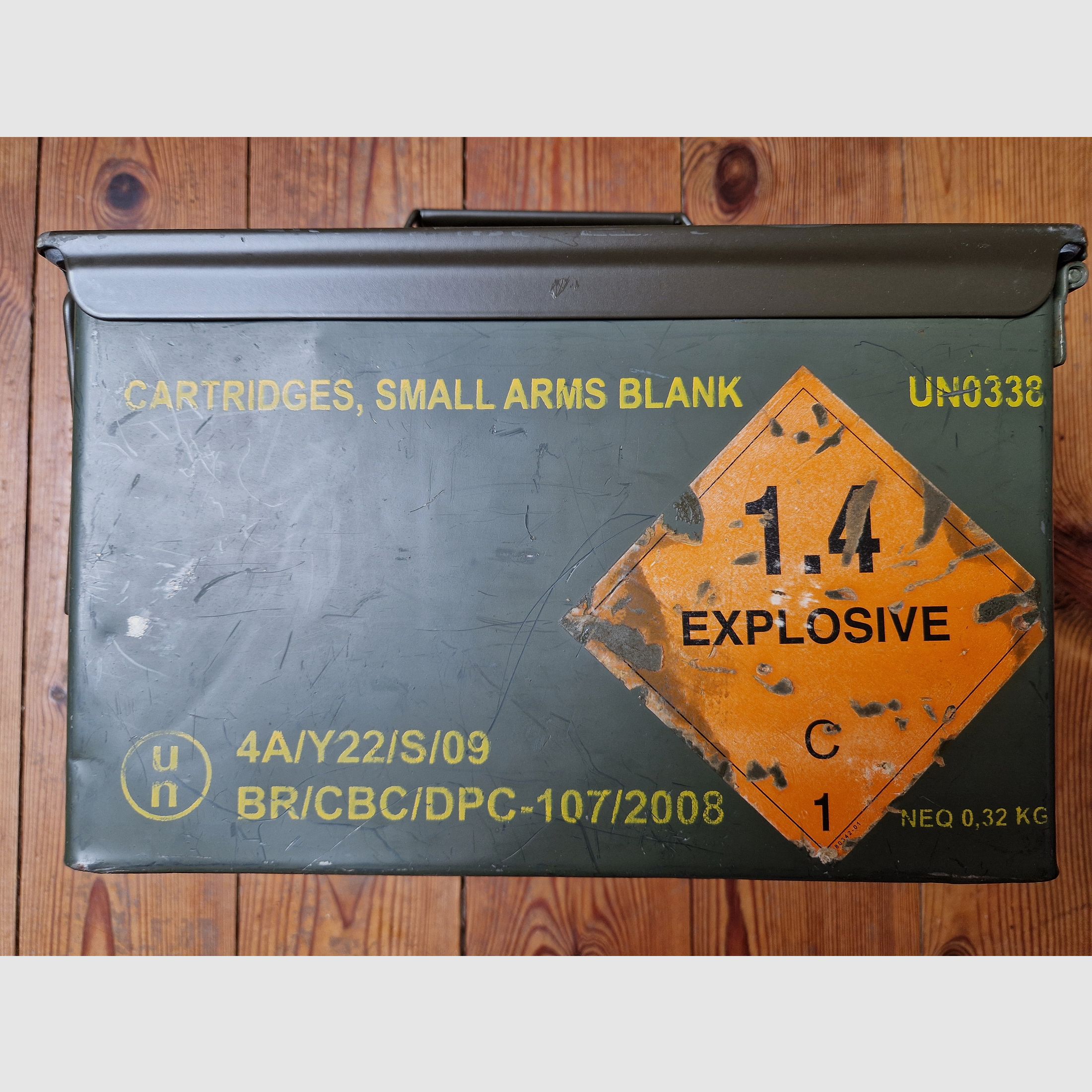 Munitionsbox Munitionskiste Metall Vintage