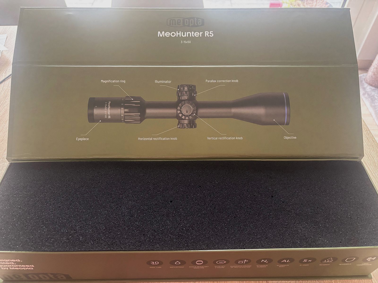 Zielfernrohr ZF Meopta MeoHunter R5 3-15x50 SFP RD