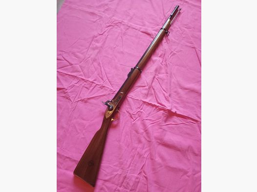 Gewehr PEDERSOLI Enfield 2 Bänder Pat 1858 mit Schlagbolzen Kal 577
