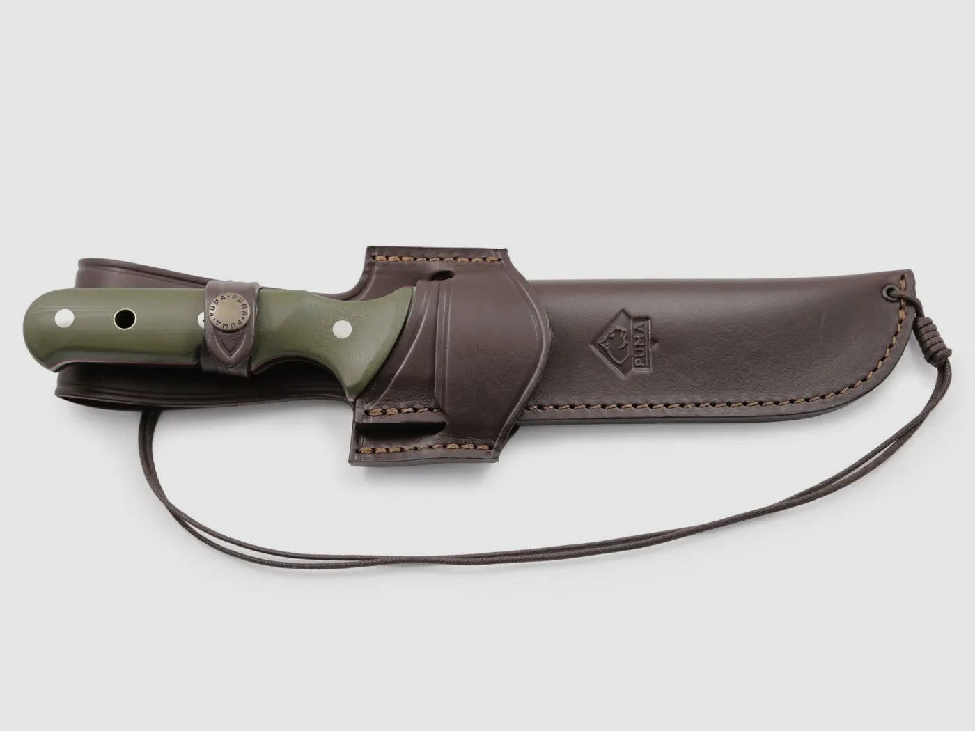 Étui en cuir PUMA, marron pour PUMA pour 143585