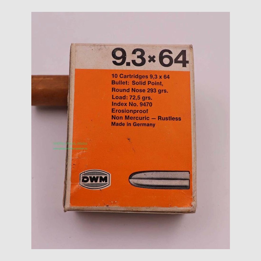 DWM, Berlin rifle cartridges 9.3x64