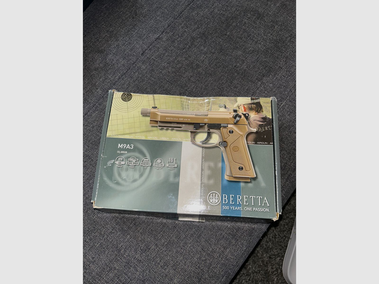 Beretta M9A3 / CO2 Blowback / 4,5mm Stahl BB