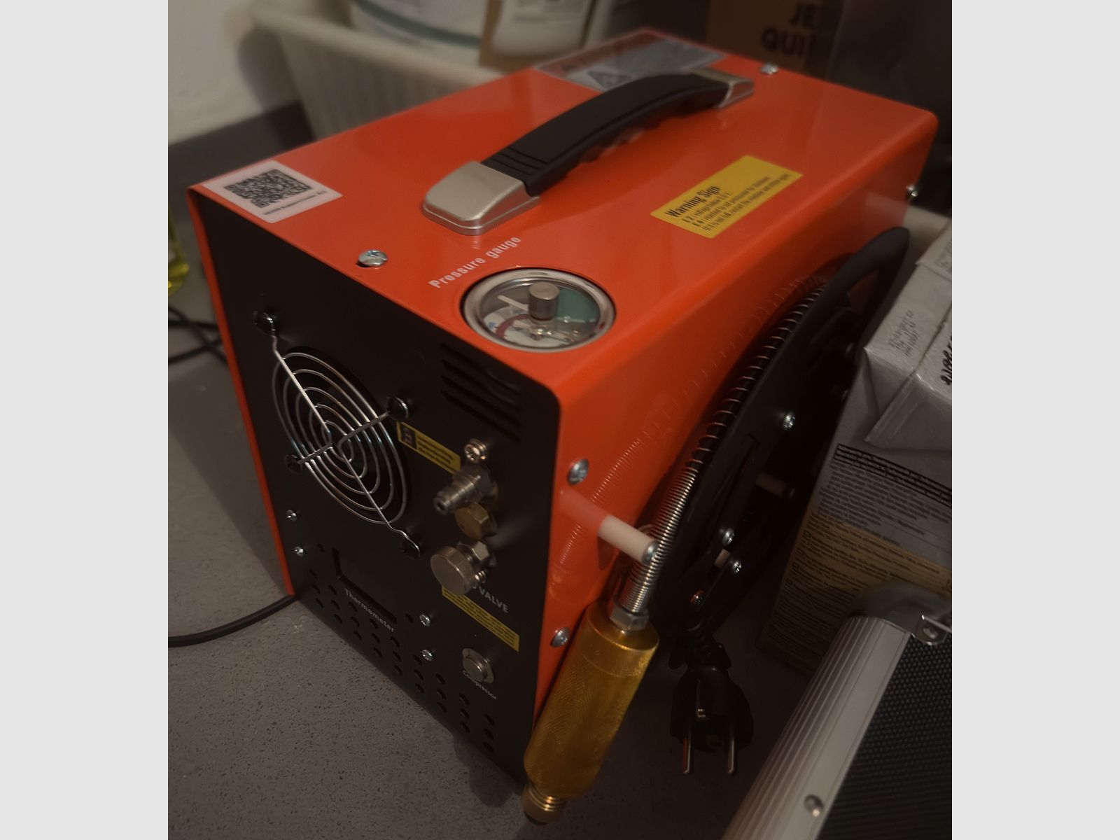 HP Max Mk2 Cal. .35/9mm incl. case and compressor