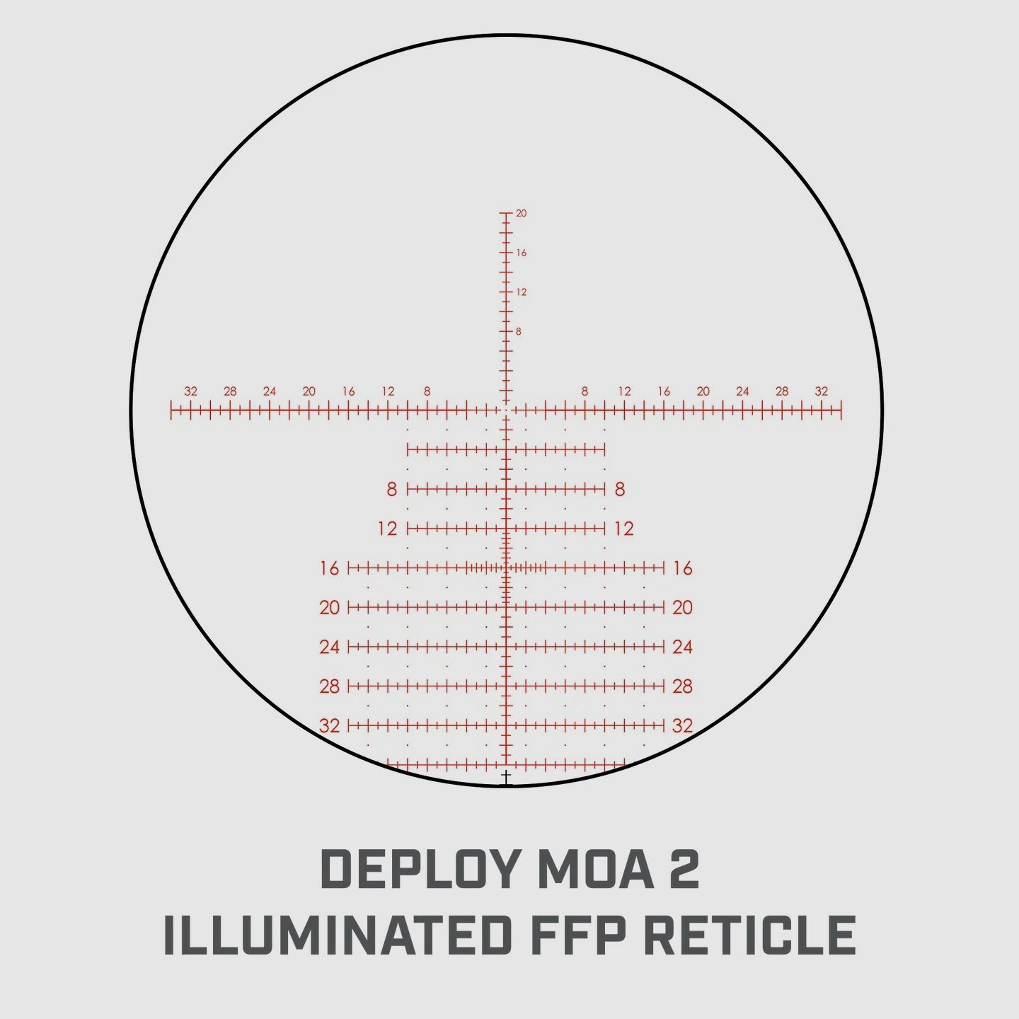 Bushnell Match Pro ED 5-30x56 Zielfernrohr – Deploy MOA 2 FFP-Absehen