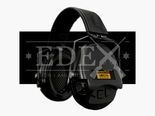 Aktywne ochronniki SORDIN Supreme Pro-X SLIM BLK HB PVC