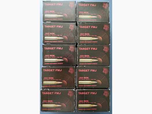 .223 Rem. Geco Target 55gr 1500stk