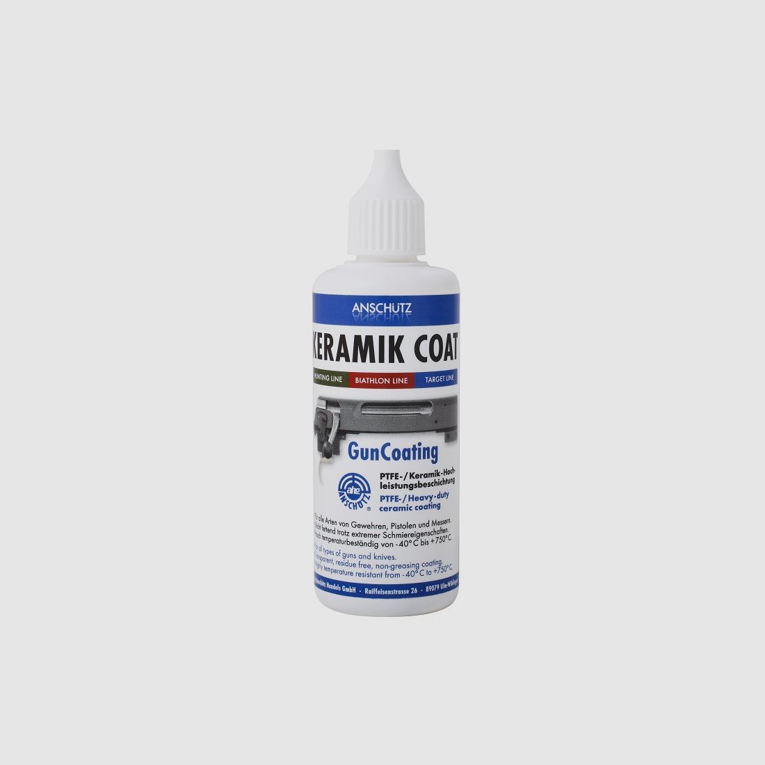 AHG-Anschütz Keramiek Coat vloeibaar 100ml reinigingsaccessoires voor wapens