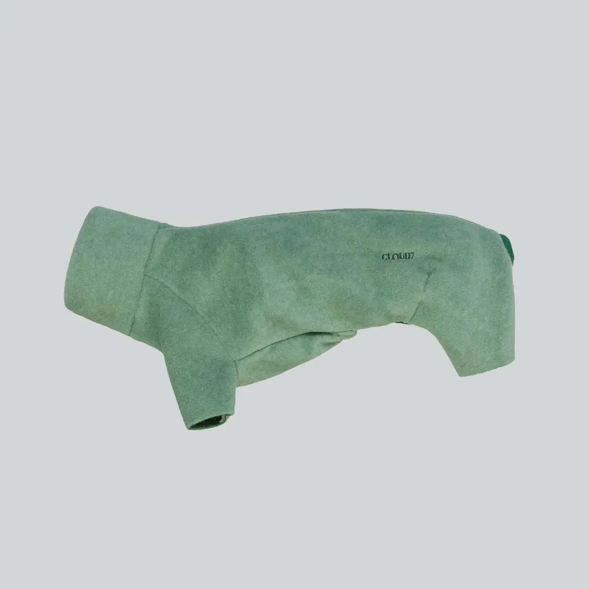 Dog Sweater Dachshund Fleece Cornwall Dusty Green, image 2 of 8