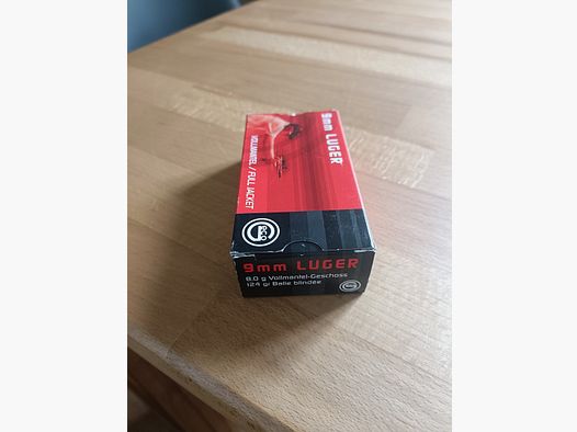 150Schuss 9mm Luger Vollmantel 