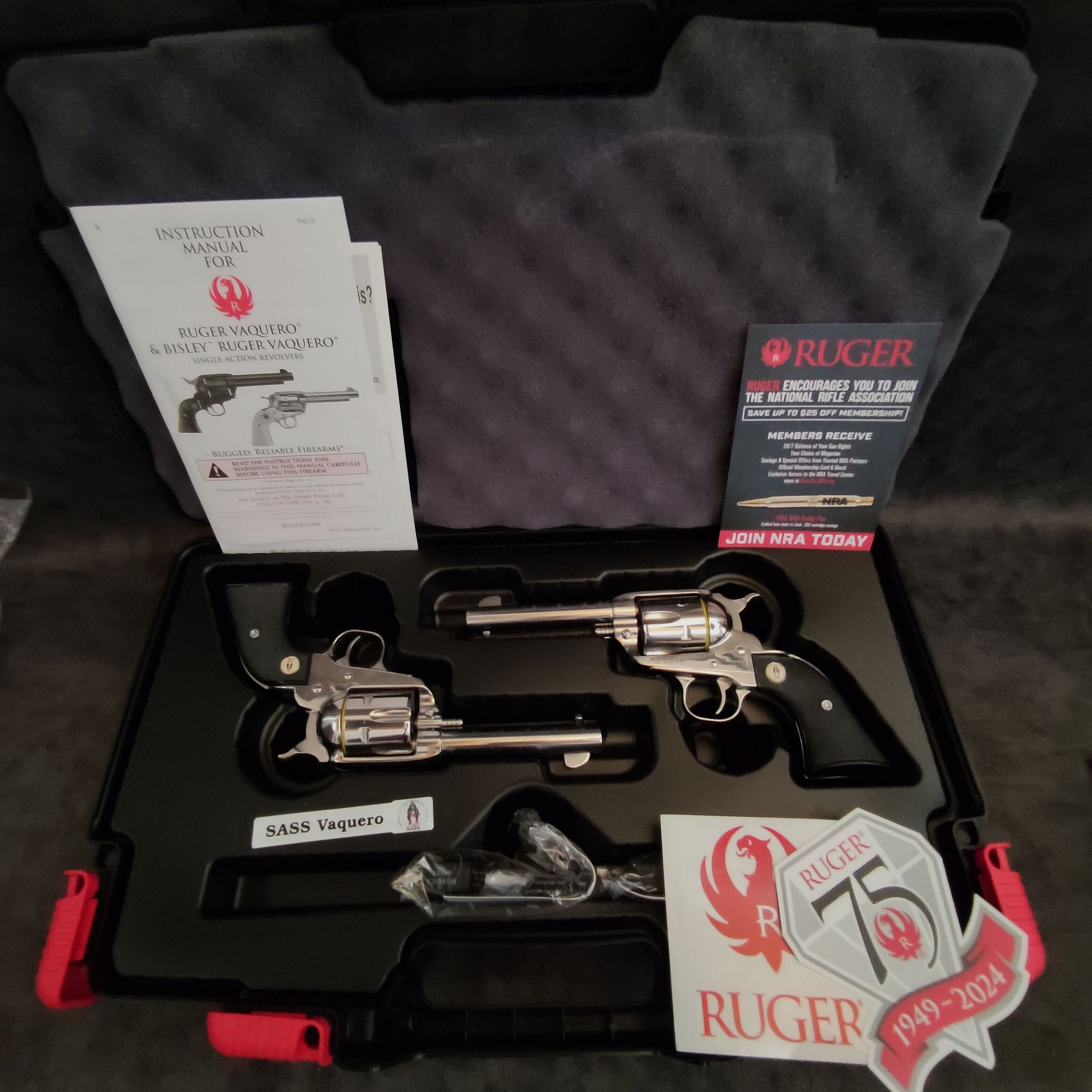 Ruger	 RUGER SASS New Vaquero SET Kal.357Mag. stainless